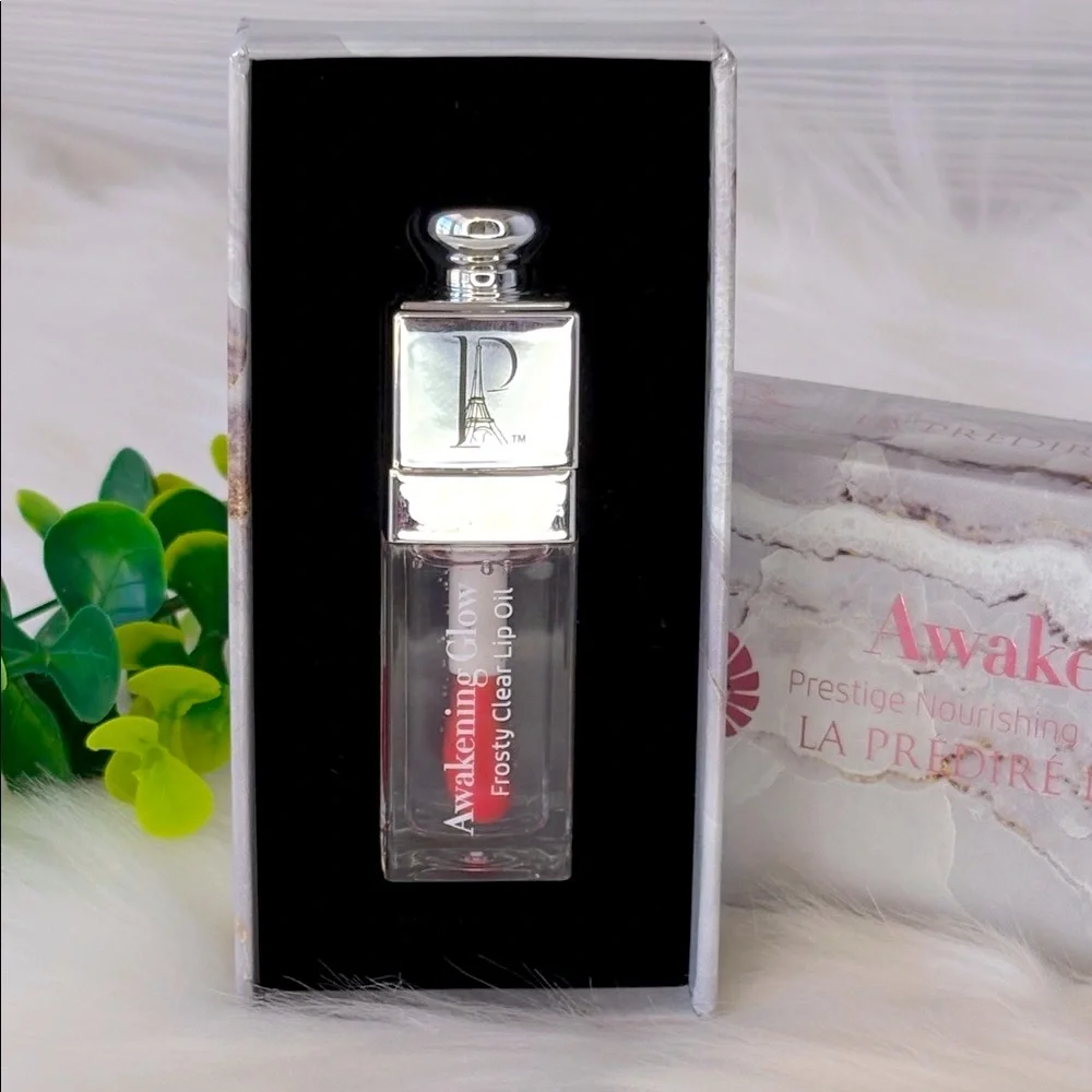 Awakening Glow Prestige Nourishing Frosty Clear Shiny Lip Oil